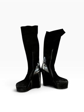 Pierre Hardy Wedge knee height boots Sz.38 1/2